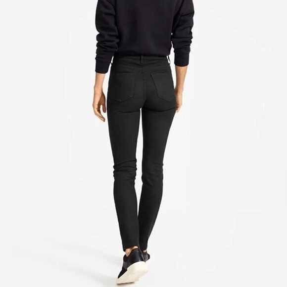 NWT Everlane The High Rise Skinny Jean in Black - Size 29 Ankle - Picture 9 of 15